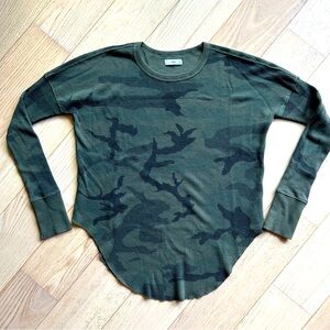 TNA - Camouflage Waffle Long Sleeve - S